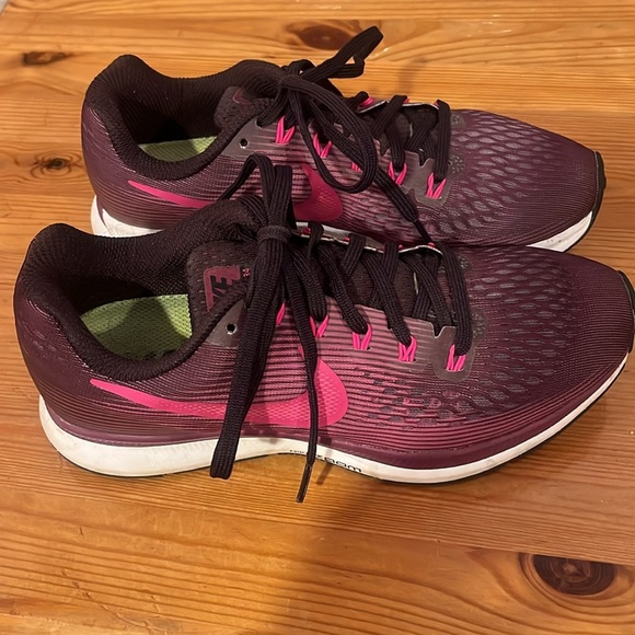 Nike Running Shoe Air Zoom Pegasus 34 - Sport Fuchsia/White  Nike Zoom Pegasus 34 Pink Purple Wine sneakers size 7.5